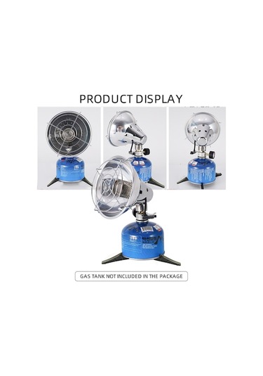 Ebitda Dijital Çakmaklı Isıtıcı, Taşınabilir Paslanmaz Ç, Açık Hava İçin Gümüş