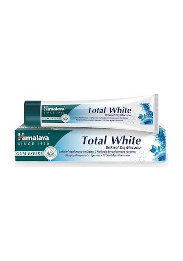 Himalaya Total White Bitkisel Beyazlatıcı Diş Macunu 100 ML