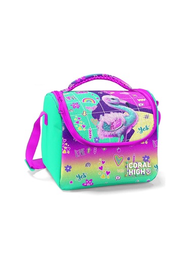Coral High Pembe Su Yeşili Flamingo Isı Yalıtımlı Beslenme Çantası - Kız Çocuk
