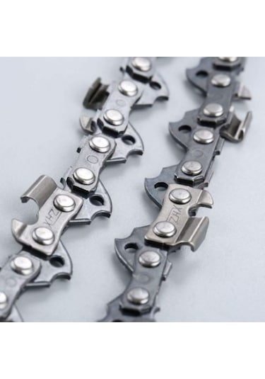 91-28 Diş Motorlu Testere Uyumlu Çelik Işıl İşlemli Sert Sementeli Zincir