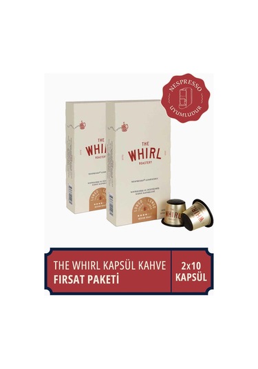 The Whirl Lungo Medium Kapsül Kahve 10 Adet x 2 Paket