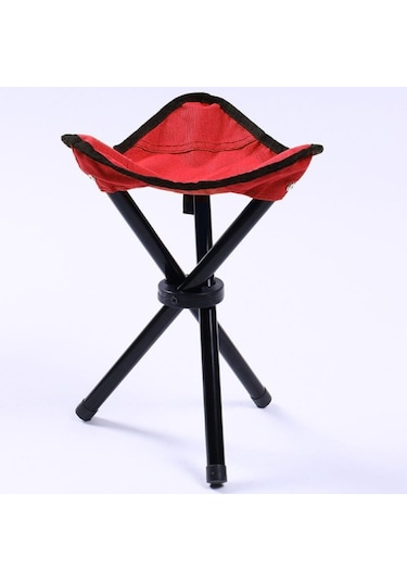 Yürüyüş Açık Kamp Balıkçılık Katlanır Dışkı Taşınabilir Üçgen Sandalye Maksimum Yük 100kg Katlanır Sandalye Boyutu: 22 X 22x31 Cm Red Mor