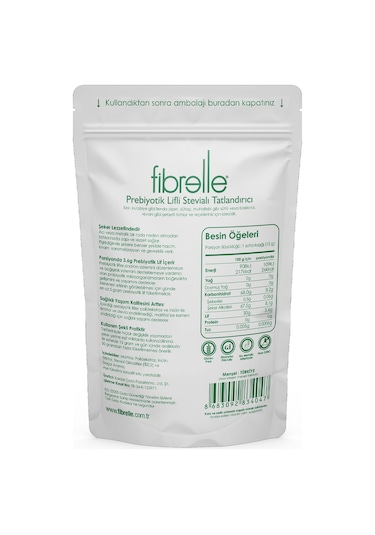 Fibrelle Prebiyotik Lifli Stevialı Tatlandırıcı 1200 G