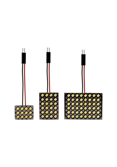 T10 5050 3030 Led Iç Panel Beyaz Işık Okuma Lambası Evrensel Araba Bagajı 24 Led 3030 1 Piece Set