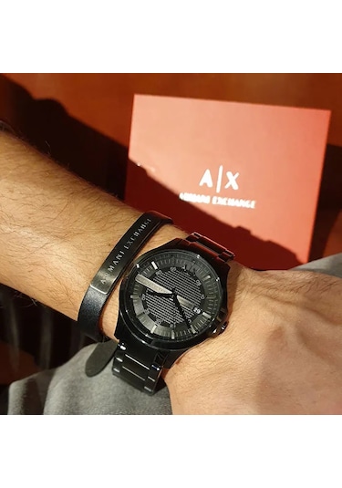 Armani Exchange Ax7101 Erkek Set Kol Saati Ve Bileklik