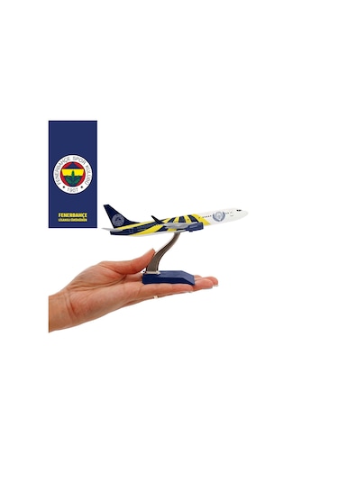Zekupp Boeing 737-800 1/250 Ölçek Fenerbahçe Lisanslı Sarı Lacivert Tasarım Maket Uçak