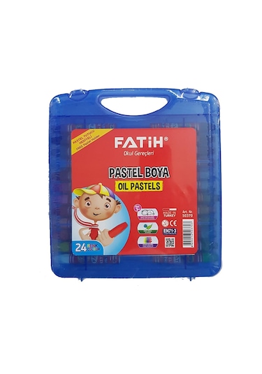 Fatih Plastik Çantalı Pastel Boya 24 Renk King Size