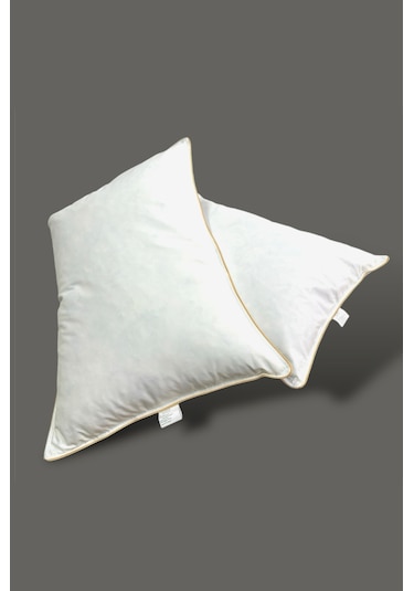 4 Adet %100 Kaz Tüyü 20 Gıdık Yastık Alçak Yatış 50x70 Elizza