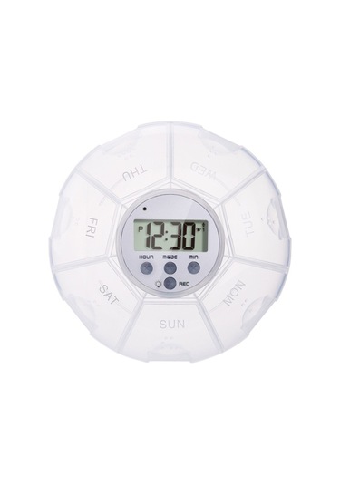 Youtek "7 Bölmeli İlaç Saklama Kutusu - Alarmlı, Su Geçirmez Ve Taşınabilir" Not: Bu Başlık, Ürünün Temel Özelliklerini 7 Bölme, Alarm, Su Geçirmezlik, Taşınabilirlik Vurgulayarak 113 Karakter Sınırına Uygun Şekilde Oluşturulmuştur. Beyaz