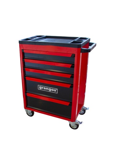 Grangos Grta16 5 Çekmeceli Teleskobik Takım Arabası