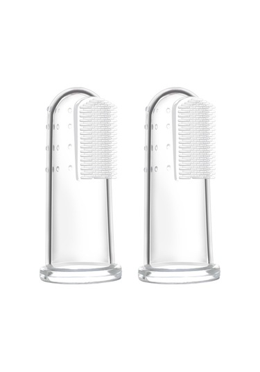 Konesam Bebekler İçin Yumuşak Kıllı Parmak Diş Fırçası Seti Ve Silikon Diş Kaşıyıcı - Mavi Kutu + Fırça