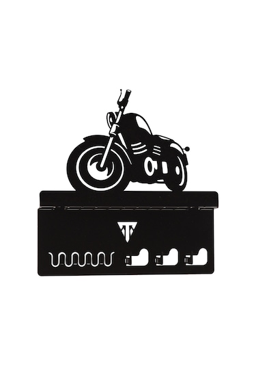 Torque-MX Metal Dekoratif Anahtar Askısı EA10 Siyah