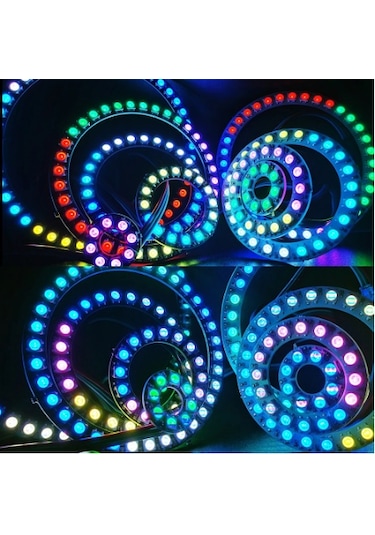 Ws2812B Pixeı 8/16/24/35/45Leds 5050 Argb Halka Led