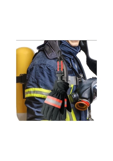 Homyl Yansıtıcı Kenarlı İtfaiyeci Eldiven Askısı Soğuk