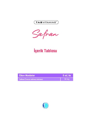Tabvitamins Safran Likit 200 Ml