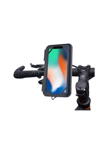 Bisiklet Su Geçirmez Dikiz Aynası Telefon Tutucu Kılıfı Çok Renkli Çok Renkli