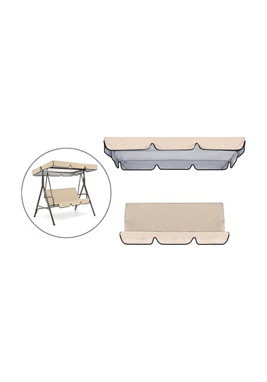 Suntek Magideal Su Geçirmez Salıncak Gölgelik Tente Seti Açık Bej