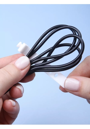 Wallard 10 Adet Beyaz Silikon Kablo Kelepçeleri 226957146