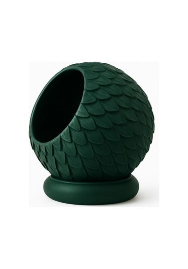 Yeşil Modern Tasarım Dekoratif Saksı