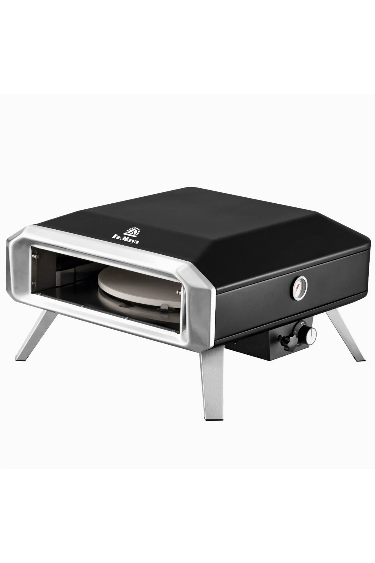 Dr.maya Garden Bahçe Taş Fırını - Gazlı Siyah
