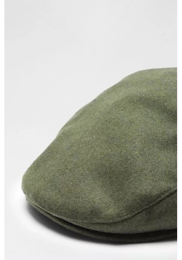 Superstorm Erkek Yün Kışlık Şapka Trend Flat Cap Kasket
