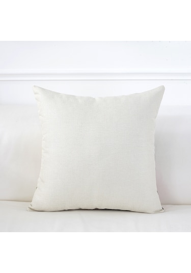 Reedark Çiçek Desenli Keten Yastık Kılıfı - Ayçiçeği Baskılı Ev Ofis Dekorasyonu, 45x45 Cm Diğer