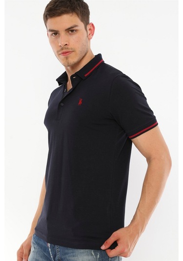 T8586 Dewberry Erkek Polo Yaka T-shırt-lacivert Lacivert