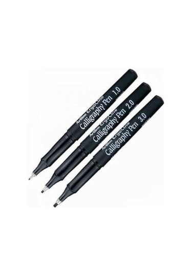 Artlıne Kaligrafi Kalemi 1/2/3 Mm 3'ü Bir Arada