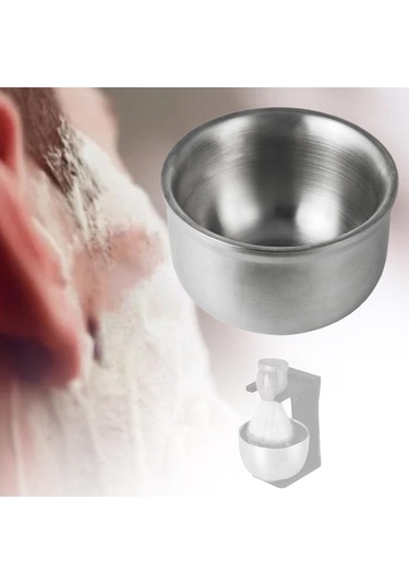 Suntek Tıraş Sabunu Kase Bardağı Kırılmaz Paslanmaz Köpük