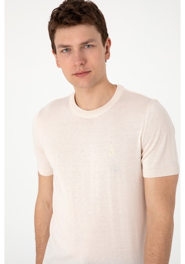 U.s. Polo Assn. Erkek Krem Kazak /triko 50299363-vr071 Krem
