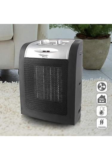 1800w Termostatlı Seramik Fanlı Isıtıcı
