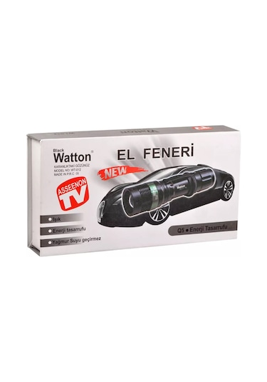 Zoomlu Oto Şarjlı El Feneri Wt-012