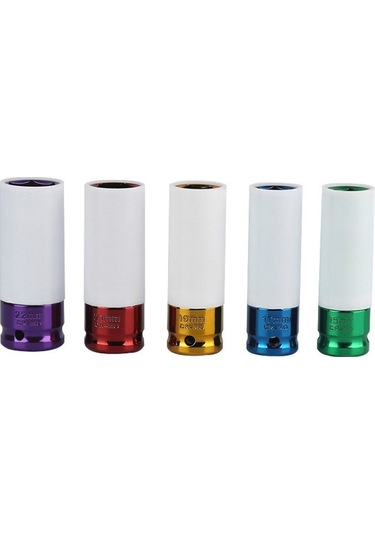 Sones In 1 15/17/19/21/22mm Lokma Seti Lastik Değiştirme Anahtarı Kafası Tekerlek Koruma Kılıfı