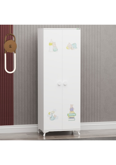 Garaj Home Yıldız 2 Kapaklı Dolap - Ayıcık