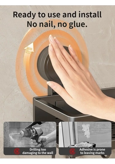 Maoyaya Tuvalet Depolama Rafı, Banyo Lavabosu, Çok Renkli Koleksiyon, Tuvalet, Duş Odası Çok Renkli