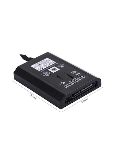 Skycity Xbox 360 Slim İçin 250gb Dış Hard Disk - Oyun Yükleme Hızı Arttırıcı, Konsol Korumalı, Abs Malzeme, Hafıza Genişletici