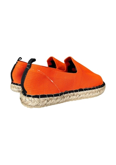 Unisex El Yapımı Triko Espadril Oranj-oranj Turuncu
