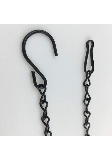 Dianziye 5 Adet Gümüş Renkli 35 İnç Çelik Askı Zinciri - Çiçek Sepetleri, Kuş Yemlikleri, Süs Aletleri İçin Ayarlanabilir Bahçe Ve Ev Süsü