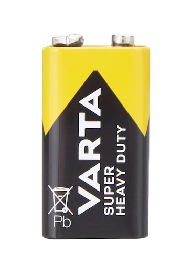 Varta Heavy Duty 9V Çinko Karbon Alkalin Pil 10'lu