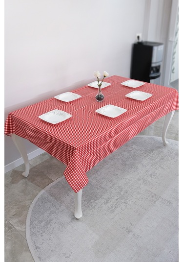 Sufre Sıvı Geçirmez Masa Örtüsü Sofra Bezi Sofra Örtüsü Piknik Örtüsü Kırmızı