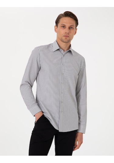 Pierre Cardin Erkek Siyah Gömlek Desenli 50307142-vr046 Siyah