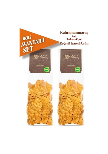 Toprak Doğal Acılı Tarhana Cips 2 x 80 G