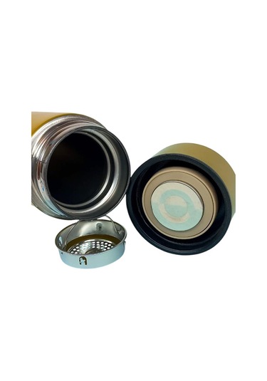 Kişiselleştirilebilir Dereceli Termos 05 Lt Sarı Renk Sarı