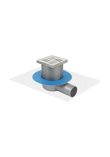 Sukar 4050-10-1 Line/10 Q 50 Yandan Çizgili Izgara Gri