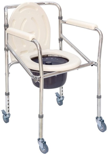 Dm696 Kovalı Komot Hasta Tuvalet Ve Banyo Özellikli Tekerlekli Sandalye