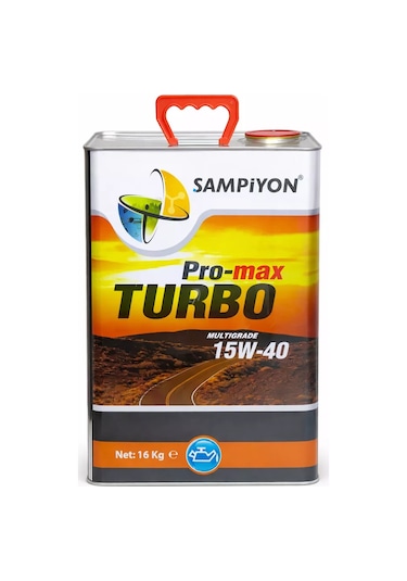 Şampiyon Pro-Max 15W-40 CF-4 Ağır Hizmet Dizel Teneke Motor Yağı 16 L