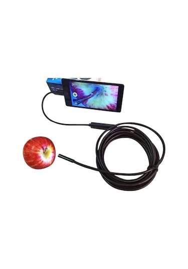 2 Metre Yılan Endoskop Kamera Sert Kablolu (165849913)