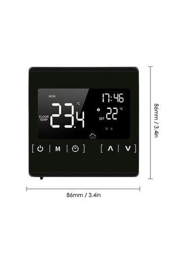Trendooze Yerden Isıtma Termostatı - Akıllı Dokunmatik Lcd, 85-250v