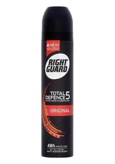 Right Guard Total Defence 5 Original Erkek Sprey Deodorant 250 ML