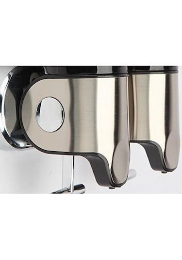 İkili Sıvı Sabunluk Şampuanlık 450 Ml x 2 Mat Paslanmaz Çelik